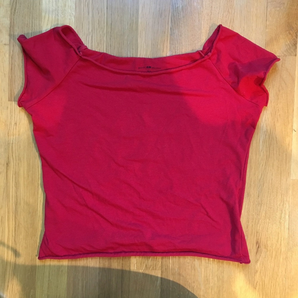 Brandy Melville Off the Shoulder Crop